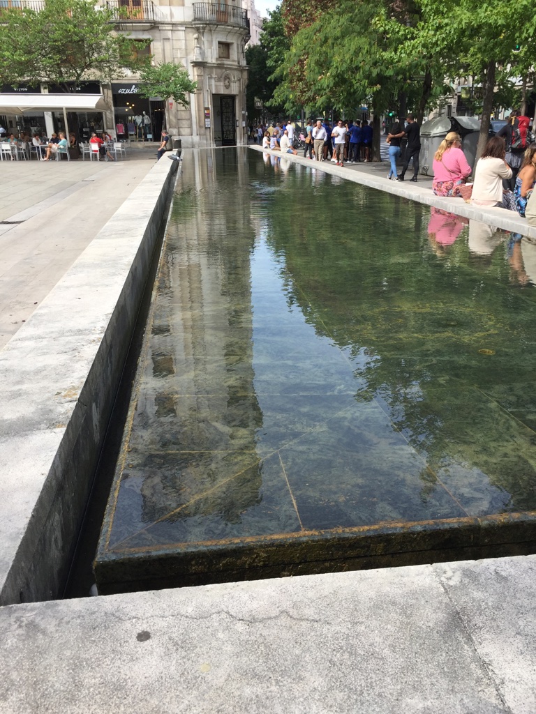 Espejo de Agua en Catedral de Santander
